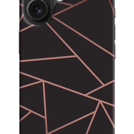 Geometric Pattern iPhone 16 Hard Case Back Cover by Casekaro