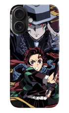Demon Slayer iPhone 16 Hard Case Back Cover by Casekaro