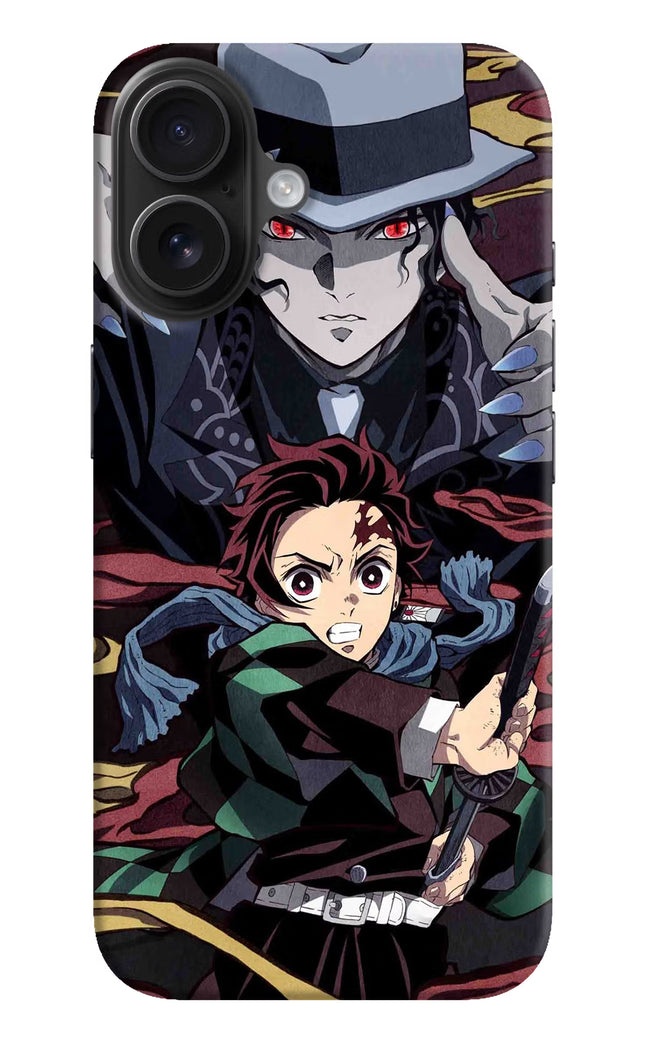 Demon Slayer iPhone 16 Hard Case Back Cover by Casekaro