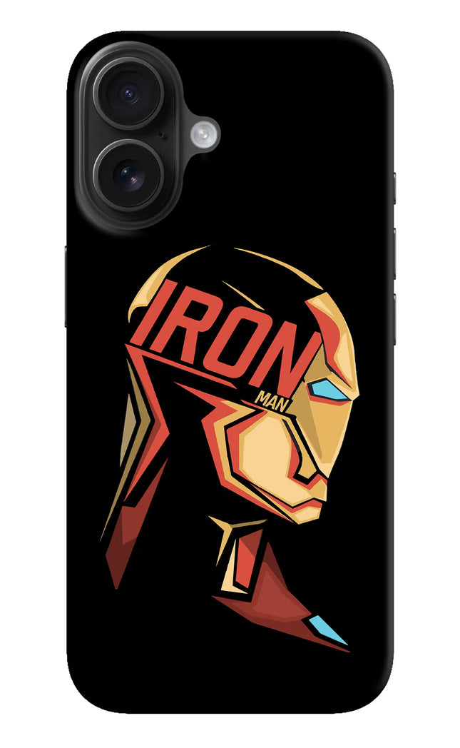 IronMan iPhone 16 Hard Case Back Cover by Casekaro