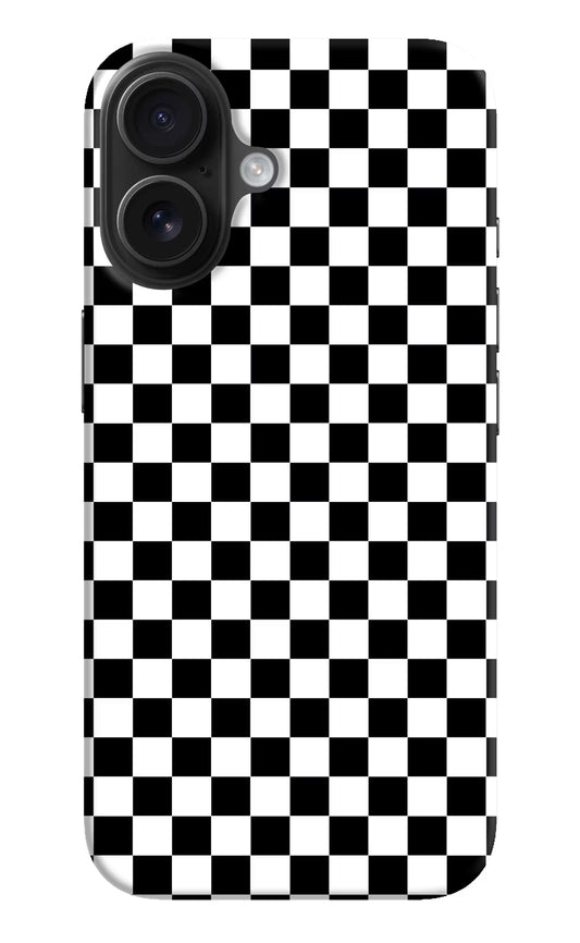 Chess Board iPhone 16 Hard Case Back Cover by Casekaro
