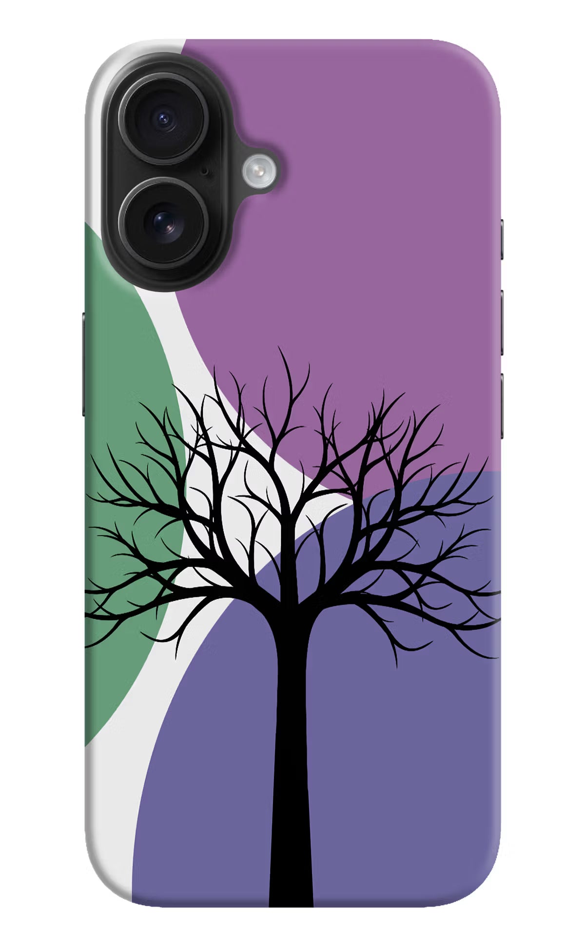 Tree Art iPhone 16 Hard Case Back Cover by Casekaro