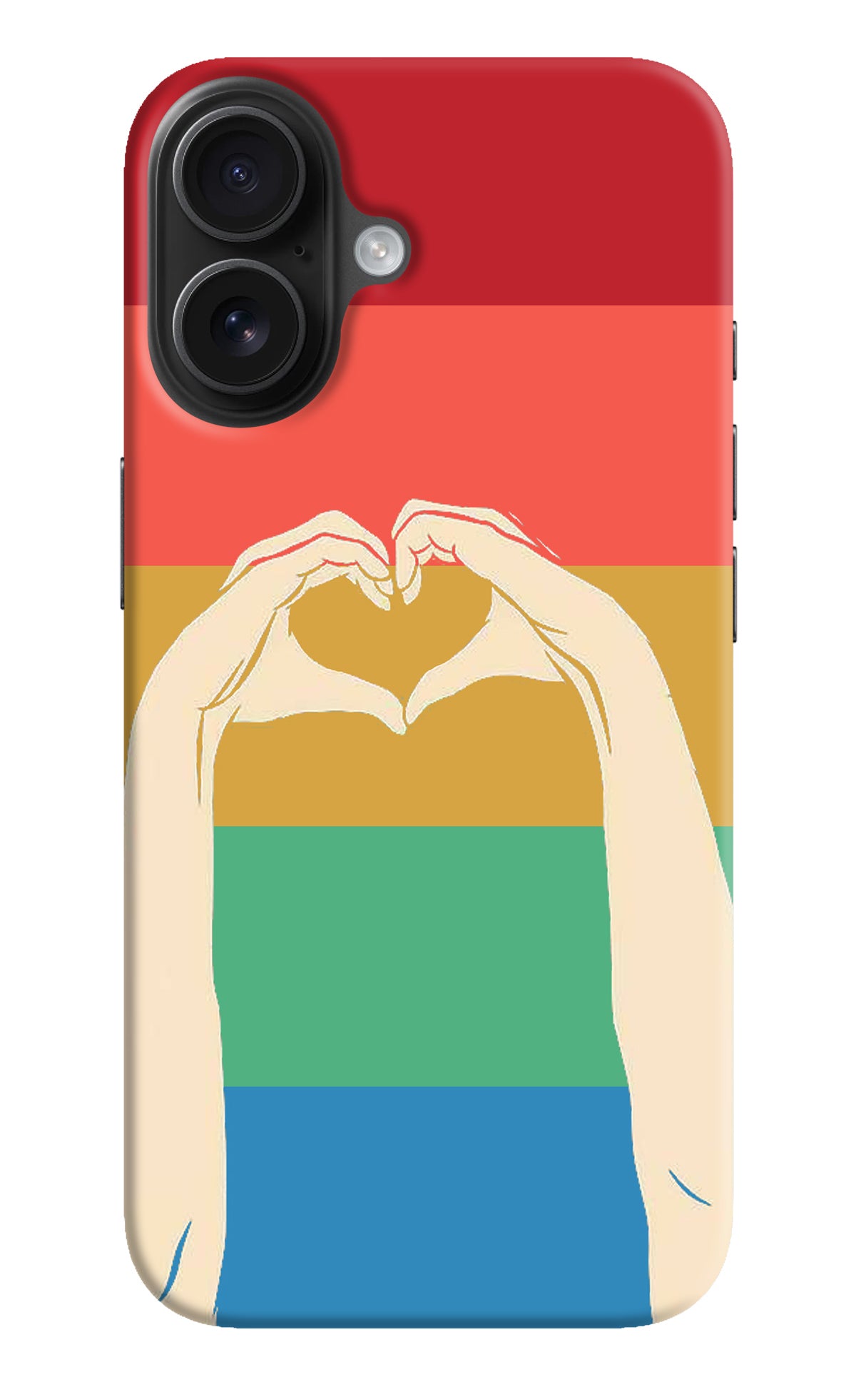 Vintage Love iPhone 16 Back Cover