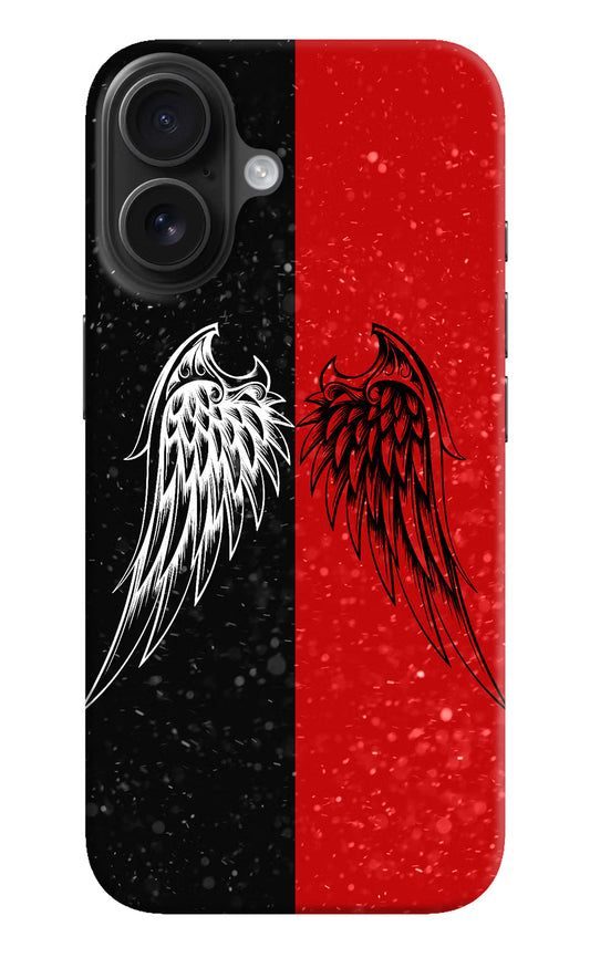 Wings iPhone 16 Hard Case Back Cover by Casekaro