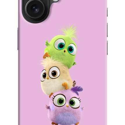 Cute Little Birds iPhone 16 Hard Case Back Cover by Casekaro
