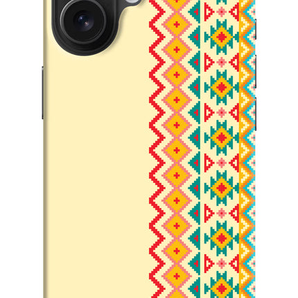 Ethnic Seamless iPhone 16 Hard Case Back Cover by Casekaro