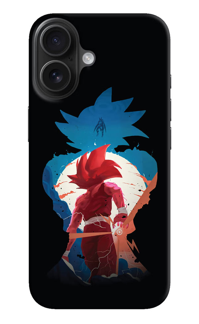 Goku iPhone 16 Hard Case Back Cover by Casekaro