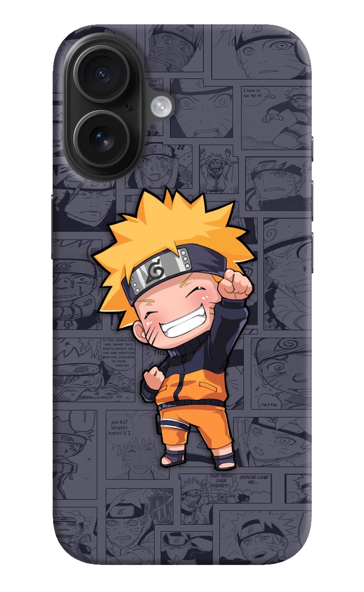 Chota Naruto iPhone 16 Back Cover