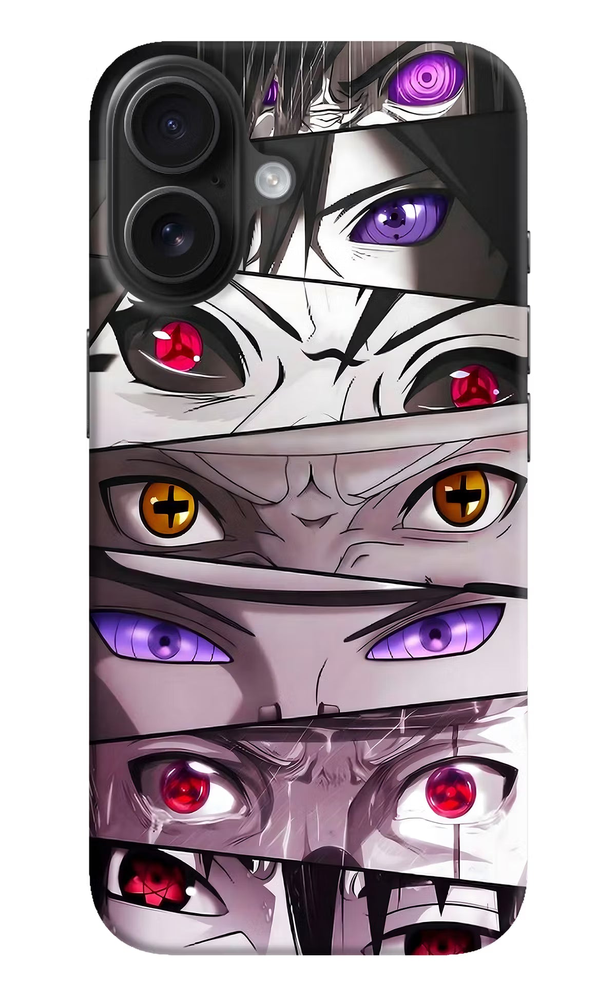 Naruto Anime iPhone 16 Hard Case Back Cover by Casekaro