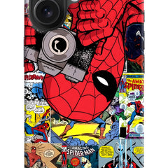Spider Man iPhone 16 Hard Case Back Cover by Casekaro