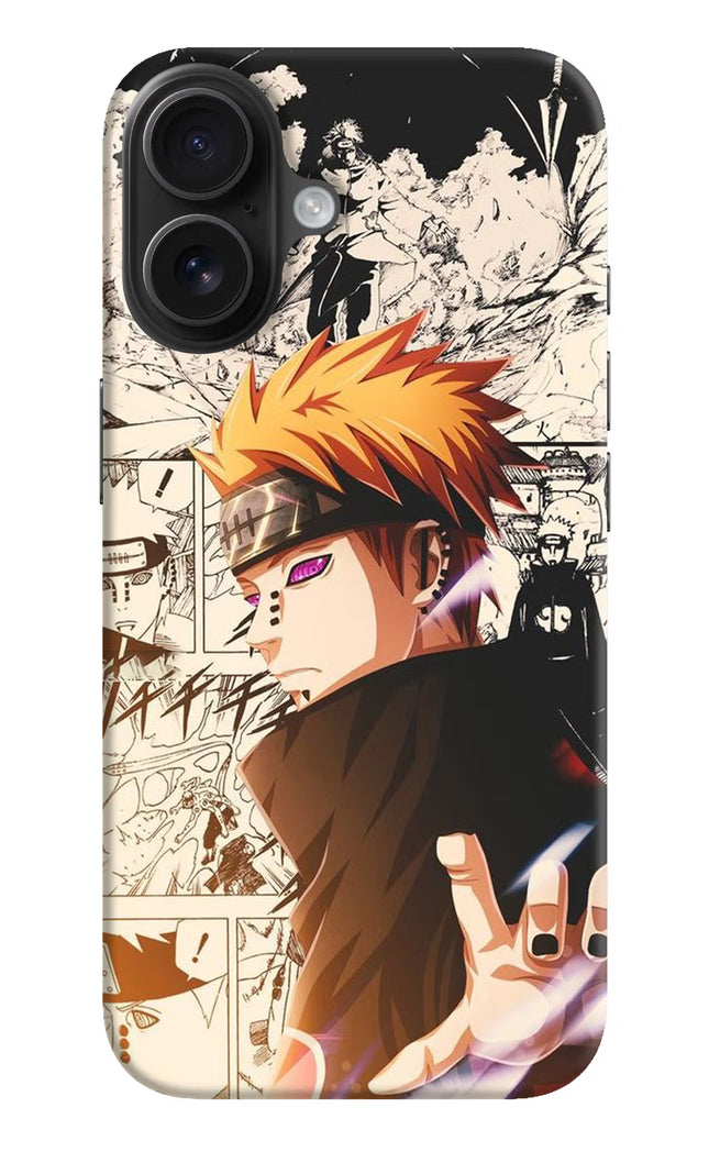 Pain Anime iPhone 16 Hard Case Back Cover by Casekaro