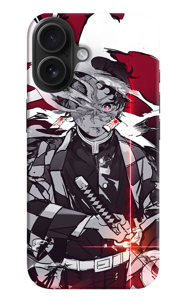 Demon Slayer iPhone 16 Hard Case Back Cover by Casekaro