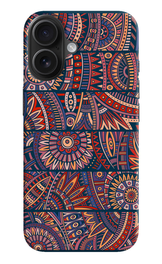 African Culture Design iPhone 16 Back Cover