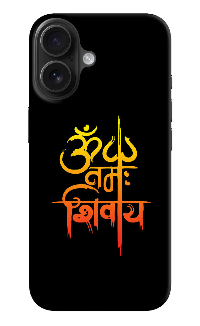 Om Namah Shivay iPhone 16 Hard Case Back Cover by Casekaro