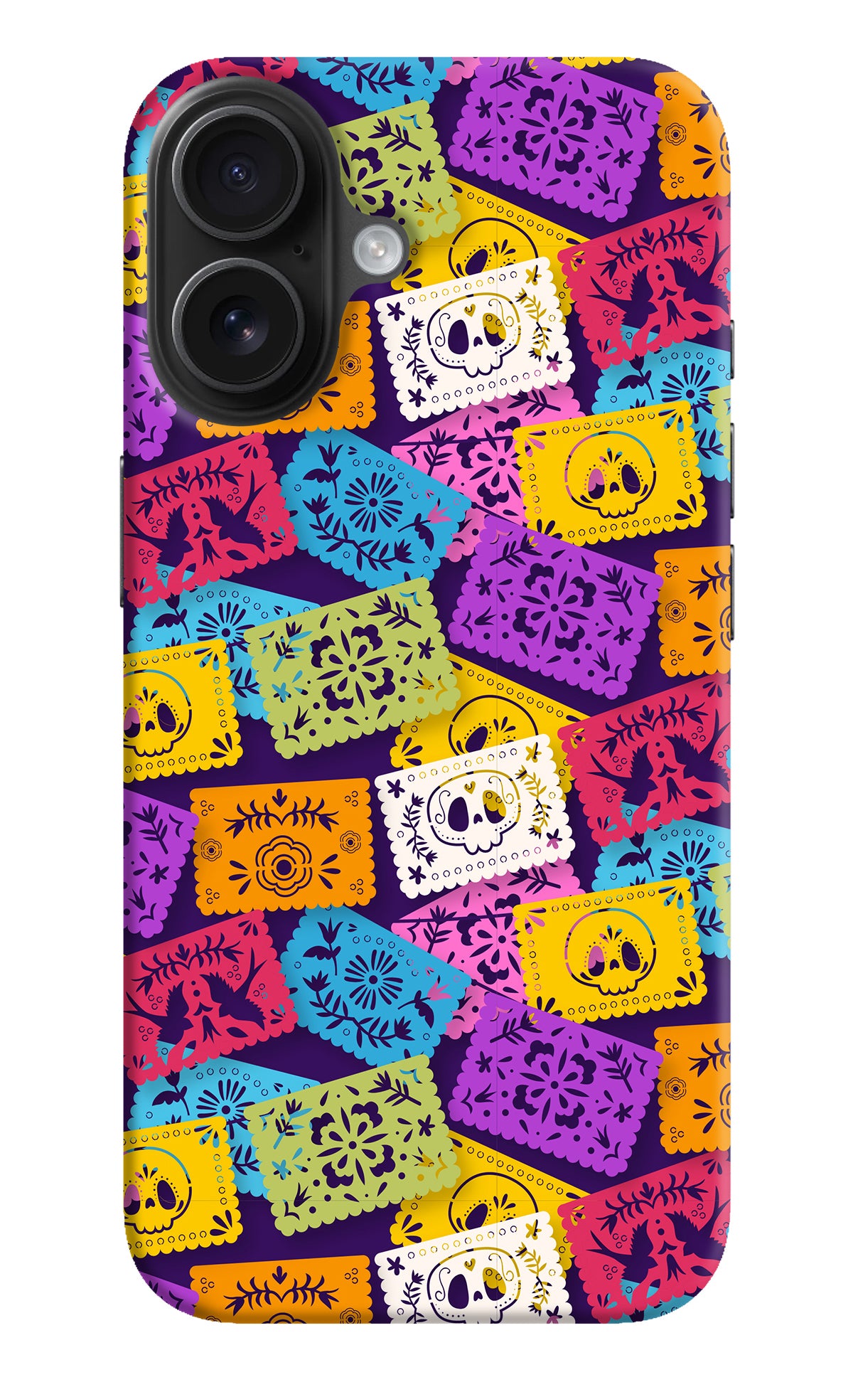 Mexican Pattern iPhone 16 Back Cover