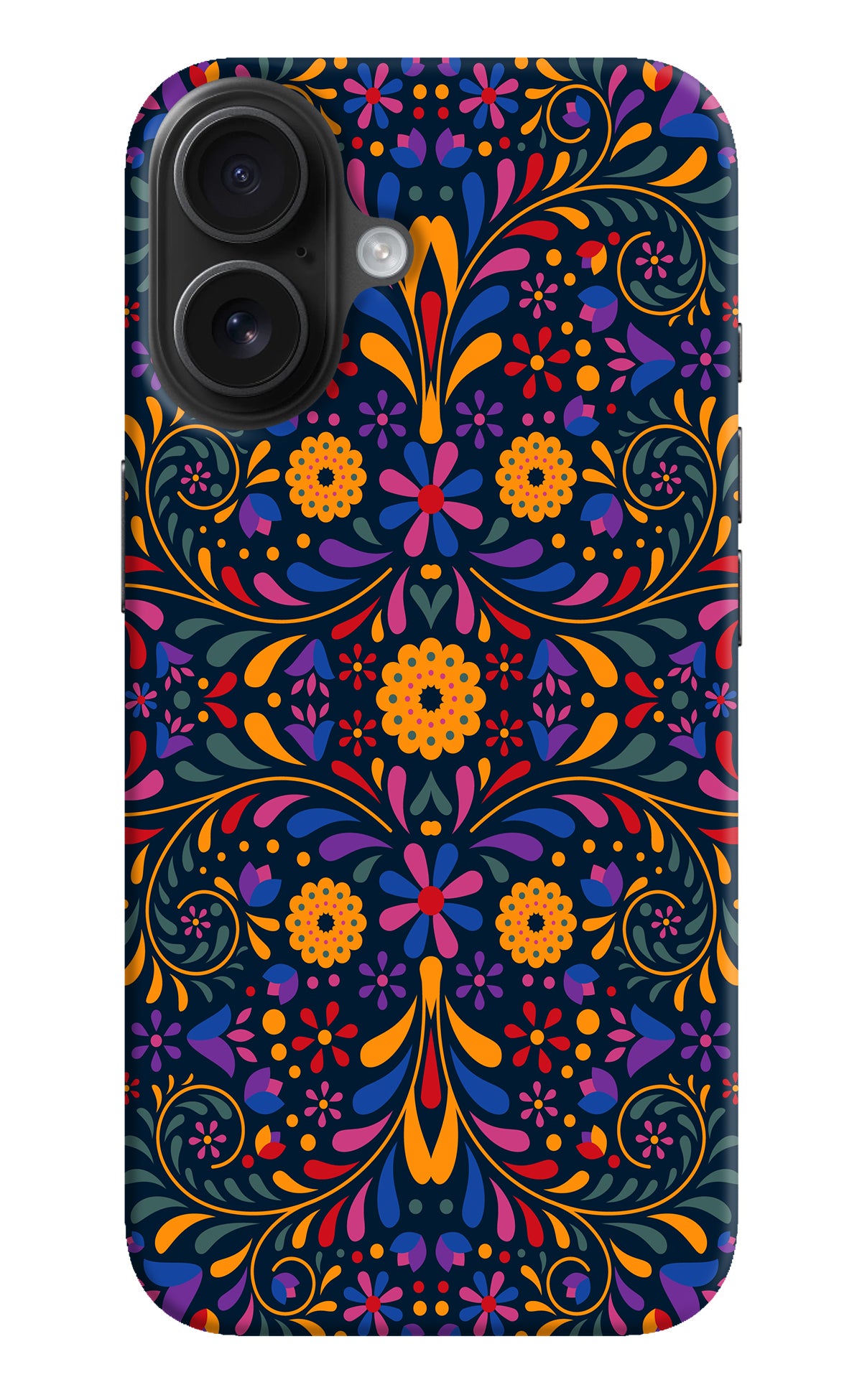 Mexican Art iPhone 16 Back Cover