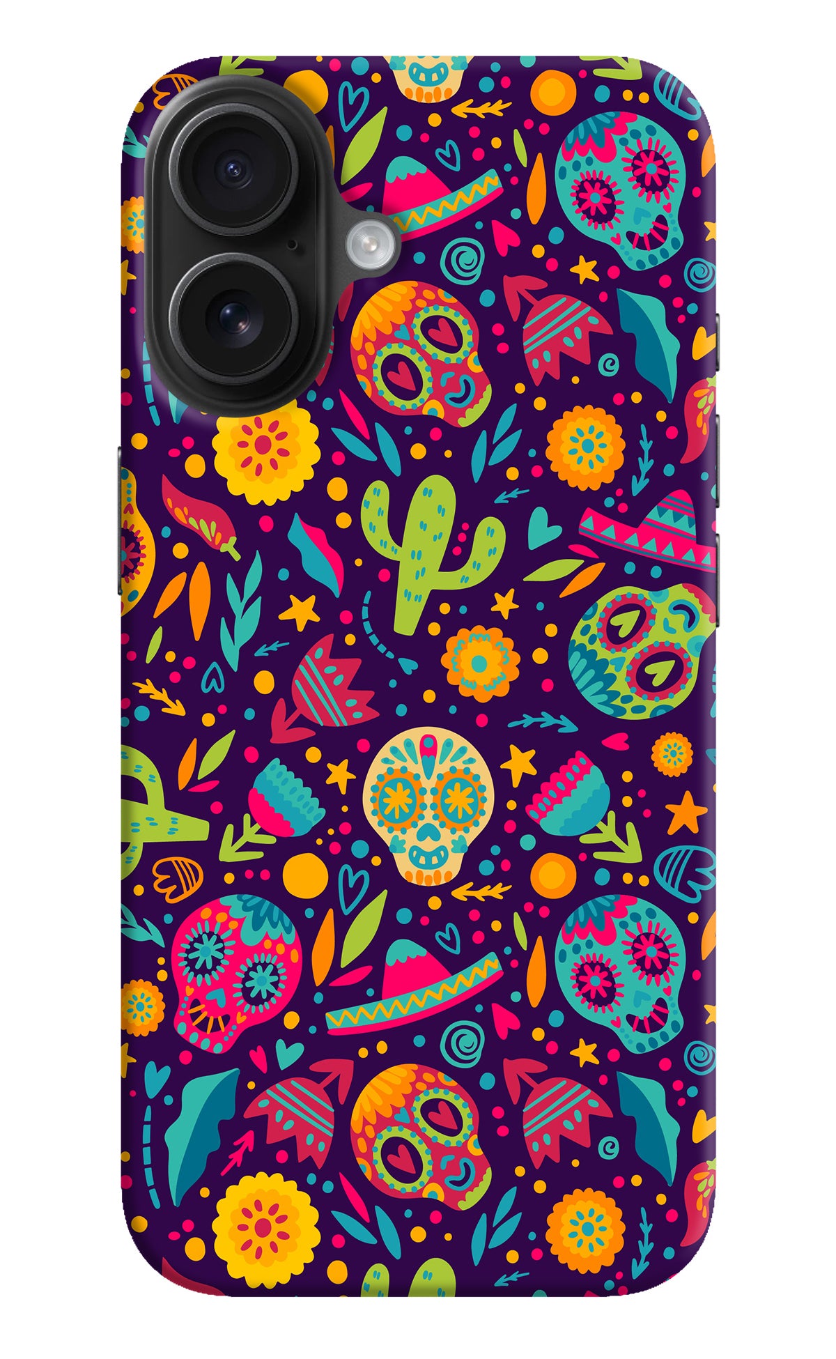 Mexican Design iPhone 16 Back Cover