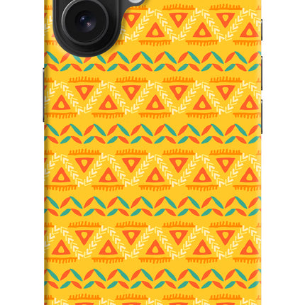 Tribal Pattern iPhone 16 Hard Case Back Cover by Casekaro