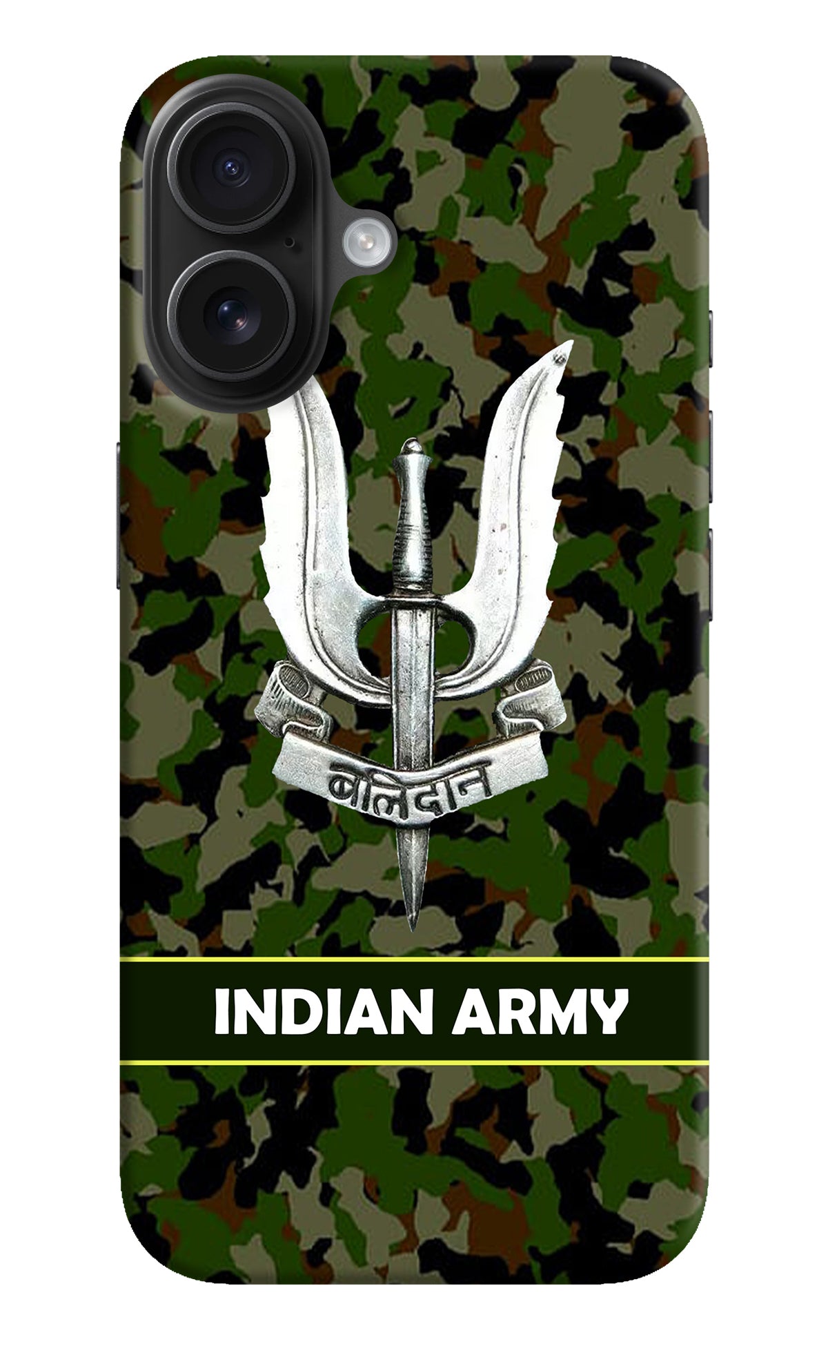 Balidan Indian Logo iPhone 16 Back Cover