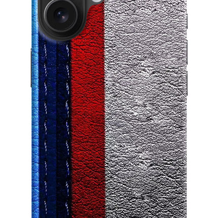 BMW Stripes iPhone 16 Hard Case Back Cover by Casekaro