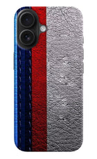 BMW Stripes iPhone 16 Hard Case Back Cover by Casekaro