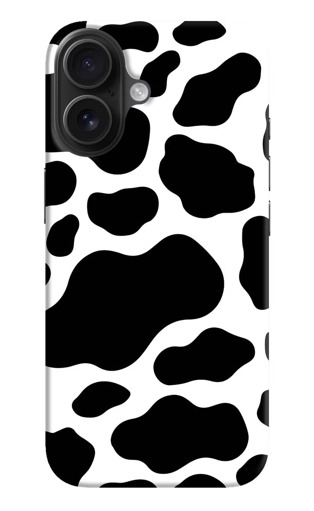 Cow Spots iPhone 16 Hard Case Back Cover by Casekaro
