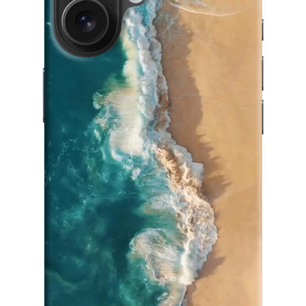 Ocean Beach iPhone 16 Hard Case Back Cover by Casekaro