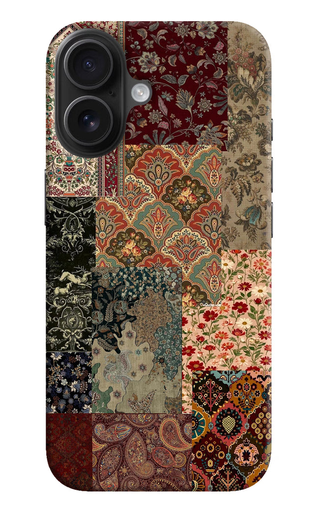 Desi Print iPhone 16 Hard Case Back Cover by Casekaro