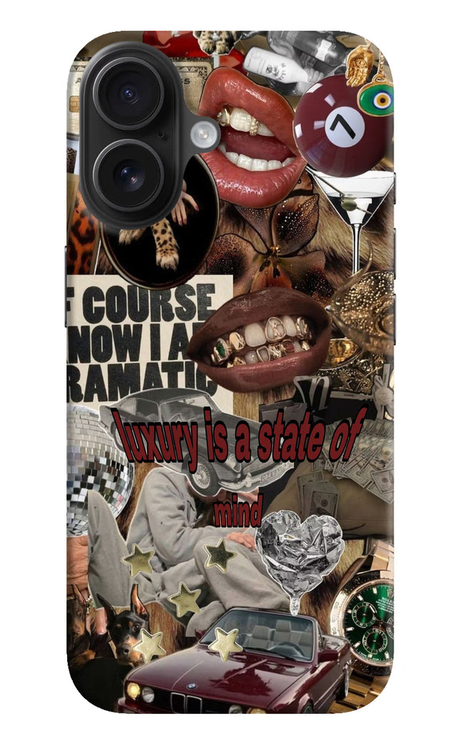 Luxury iPhone 16 Hard Case Back Cover by Casekaro