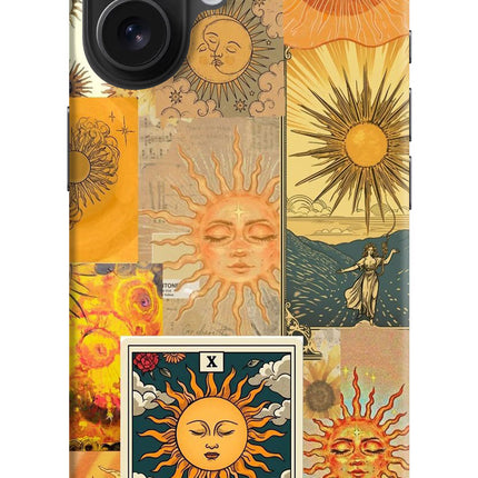 Sun iPhone 16 Hard Case Back Cover by Casekaro