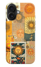 Sun iPhone 16 Hard Case Back Cover by Casekaro