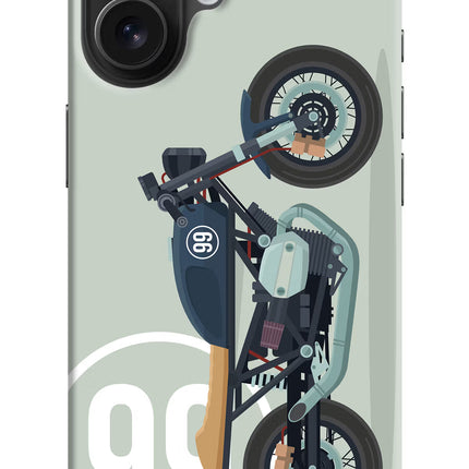 Classic Cafe Racer 99 iPhone 16 Hard Case Back Cover by Casekaro