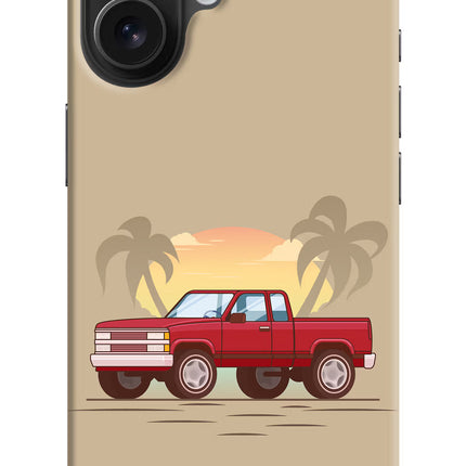 Desert Classic Drive iPhone 16 Hard Case Back Cover by Casekaro