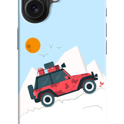 Mountain Trail Beast iPhone 16 Hard Case Back Cover by Casekaro
