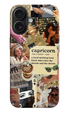 Capricorn Zodiac iPhone 16 Hard Case Back Cover by Casekaro