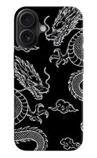 Twin Dragons iPhone 16 Hard Case Back Cover by Casekaro