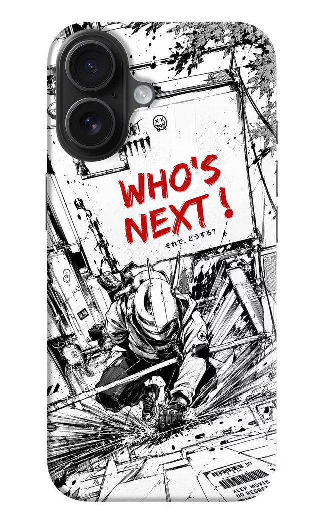Who's Next iPhone 16 Hard Case Back Cover by Casekaro