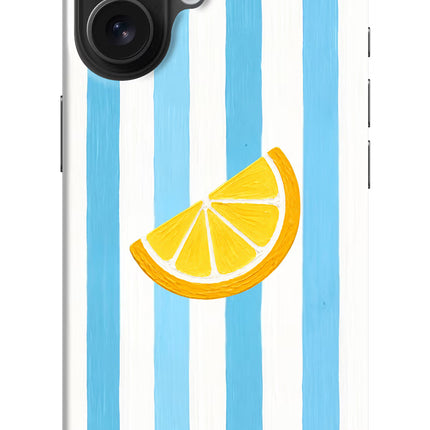 Summer Lemon iPhone 16 Hard Case Back Cover by Casekaro