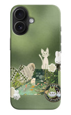 Aesthetic anime iPhone 16 Hard Case Back Cover by Casekaro