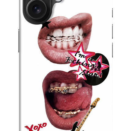 Rockstar iPhone 16 Hard Case Back Cover by Casekaro