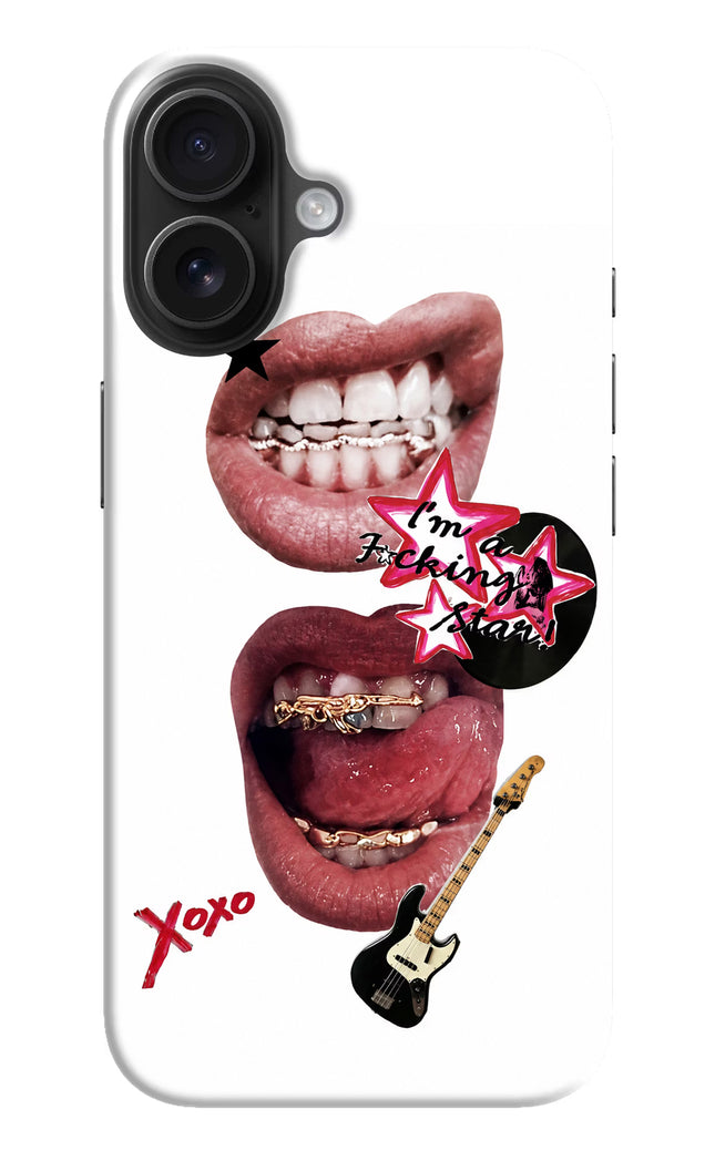 Rockstar iPhone 16 Hard Case Back Cover by Casekaro