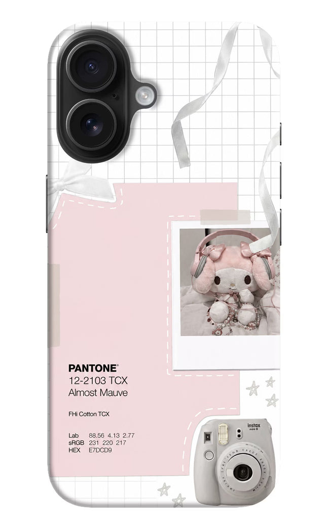 Pantone Asthetic iPhone 16 Hard Case Back Cover by Casekaro