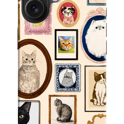 Mirror Cats iPhone 16 Hard Case Back Cover by Casekaro