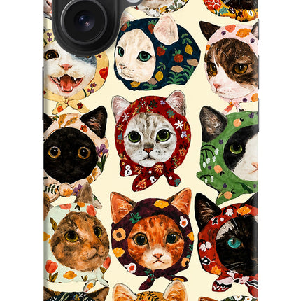 Cool Cat iPhone 16 Hard Case Back Cover by Casekaro