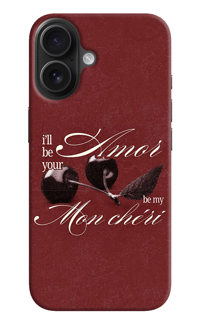 Velvet Cherry iPhone 16 Hard Case Back Cover by Casekaro