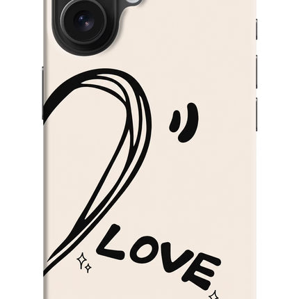 Soul Line iPhone 16 Hard Case Back Cover by Casekaro