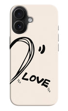 Soul Line iPhone 16 Hard Case Back Cover by Casekaro