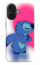 Stitch Hug iPhone 16 Hard Case Back Cover by Casekaro