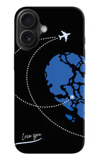Love Orbit iPhone 16 Hard Case Back Cover by Casekaro