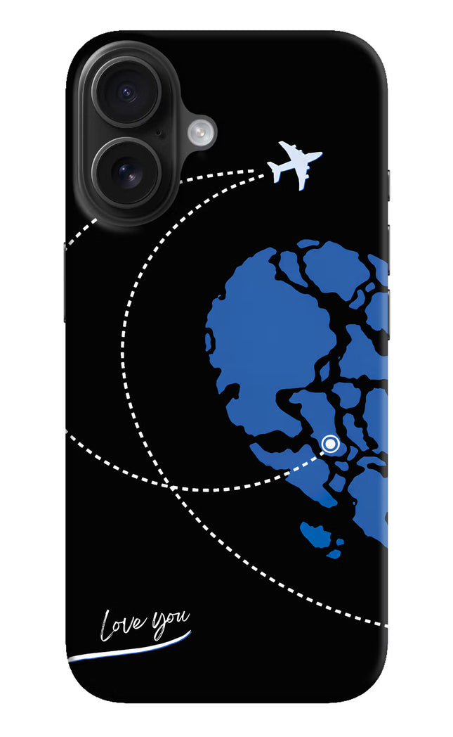 Love Orbit iPhone 16 Hard Case Back Cover by Casekaro